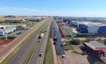 Obras das marginais da BR-277 avançam e chegam a 33% em Cascavel
