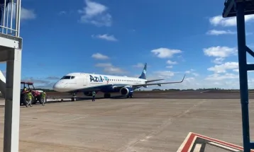 Falha global no GPS cancela seis voos da Azul no Aeroporto de Cascavel